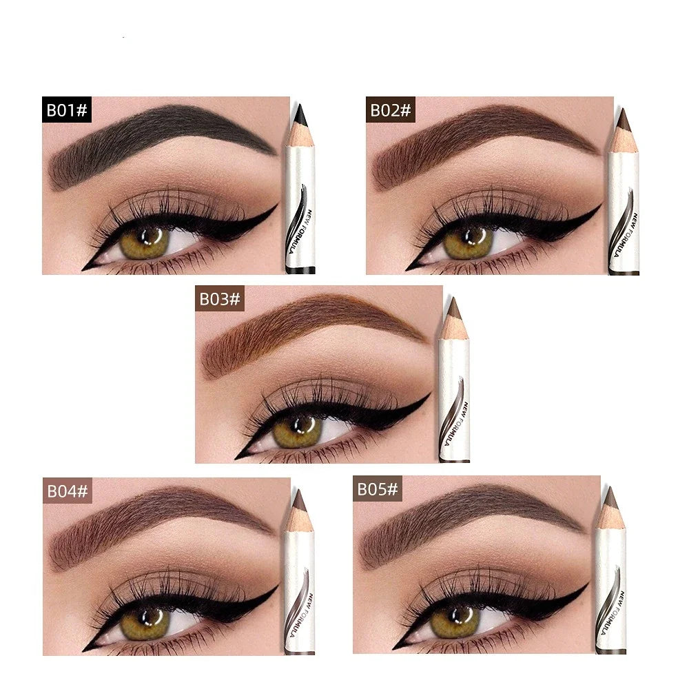 Makeup Menow Eyebrow Pencil Eyebrow Marker Waterproof Eyebrow Tattoo for Eyebrows 5 Colors Enhancer Dye Tint Pen Long Lasting