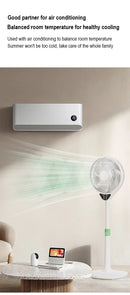 Stand floor fan Household powerful Electric Fan vertical Fan Shaking Timing Remote Control Fans Home Appliance 220V