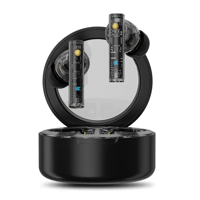 Auriculares intraaurales KZ Carol TWS Bluetooth 5.3 con cancelación activa de ruido, 6 micrófonos, inalámbricos, impermeables, estéreo, de alta fidelidad