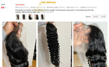 HD Transparent Deep Wave Frontal Wig 13x4/13x6 Curly Lace Front Human Hair Wigs For Women Wet And Wavy Water 5x5 Closure Wig
