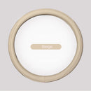 Napa Leather Perforated Patchwork Car Steering Wheel Cover, Non-slip, Breathable, Universal 15 Inch (Approx. 38cm)