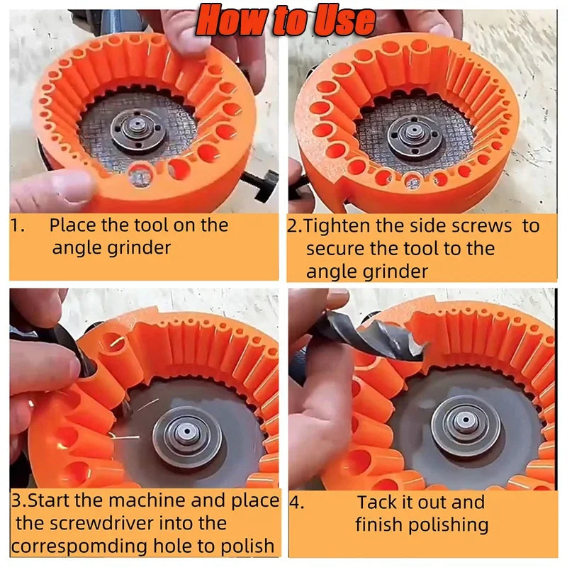 Upgrade 118 Degree Angle Grinder Drill Bit Sharpener Power Drill Bit Grinding Tool for 2 to 13mm Drill Bits