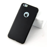 Silicon Case for iPhone 6S 6 7 8 Plus SE 2020 11 12 Pro Max 12 mini X XS MAX XR Gel Cell Phone Cover Casing Coque With logo hole