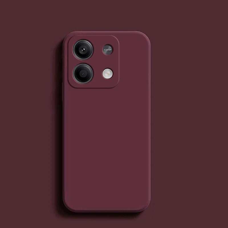 Redmi Note 13 Pro 4G Case Square Liquid Silicone Soft TPU Cover For Xiaomi Redmi Note 13 Note13pro Plus Note13 Pro 4G Phone Case