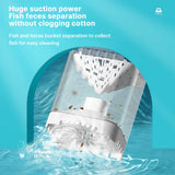 Aquarium Filter Pump Fish Tank Submersible Silent Air Oxygen Aerator Internal Water Pump Aquarium Air Pump Wave Maker 220v