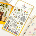 Suatelier City Stickers Korea Scrapbooking DIY Deco Sticker Junk Journal Supplies Planner Diary Photo Album Craft Material