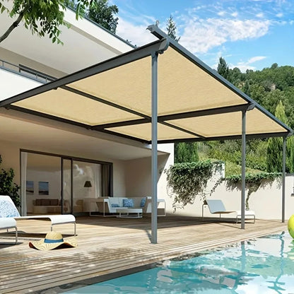 Summer Sunshade Net Garden Room, Sunscreen Shading Sails, Sun Protection, Shading Mesh, Outdoor Camping, Car Sun Cover