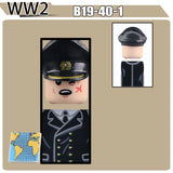 WW2 Military Soldier Figures Building Blocks Soviet British Army German Camouflage Warrior Infantry Accessories Bricks Toys Gift