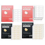 360/720/1080 Counts Hydrocolloid Invisible Pimple Patch Acne Stickers Face Concealer For Spots Acne Pimples Beauty Makeup Tool