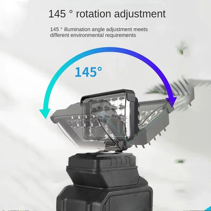 Luz LED para batería Makita de 4 pulgadas, foco portátil inalámbrico para trabajo al aire libre, pesca, herramienta de emergencia de mano 