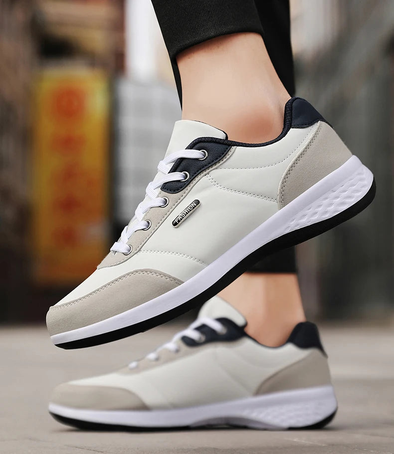 New Balance Men's Leather Shoes Sneaker Trend Sport Shoes Breathable Men's Sneakers Non-slip Footwear Holiday Shoes for Men