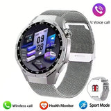 LAXASFIT 2026 New Smart Watch Bluetooth Calling Fitness Tracking Music Playback Health Monitor Smartwatch for Men Women