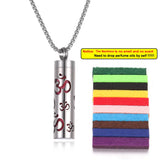 Stainless Steel Aromatherapy Necklace Diffuser Pendant Aroma Diffuser Locket Perfume Essential Oil Diffuser Pendant Necklace