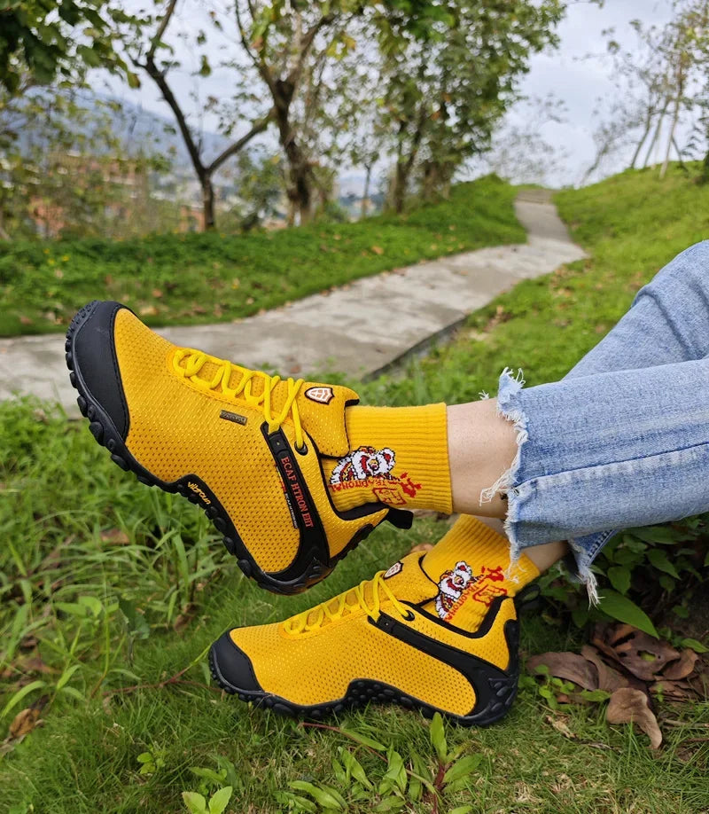 Men Climbing Shoes Big Size Women Sneakers Outdoor Hiking Trainers Anti-slip Comfortable Walking Sport Shoes Couple Travel Shoe