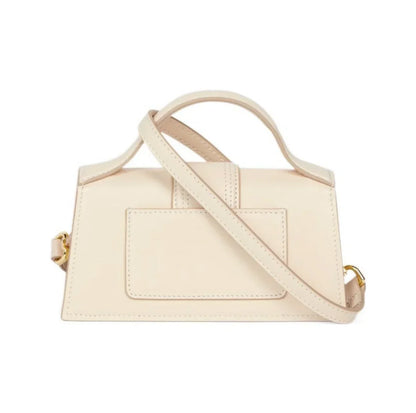 Jacquemus Luxury Yellow Women Top Handle Purse Half Round Design Brand Leather Underarm Flap Shoulder Bag Fashion