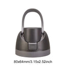 Copo de água portátil com palha e alça, garrafa esportiva, aço inoxidável 304, garrafa de vácuo de viagem, copo térmico, 32 oz, 24 oz, 19oz