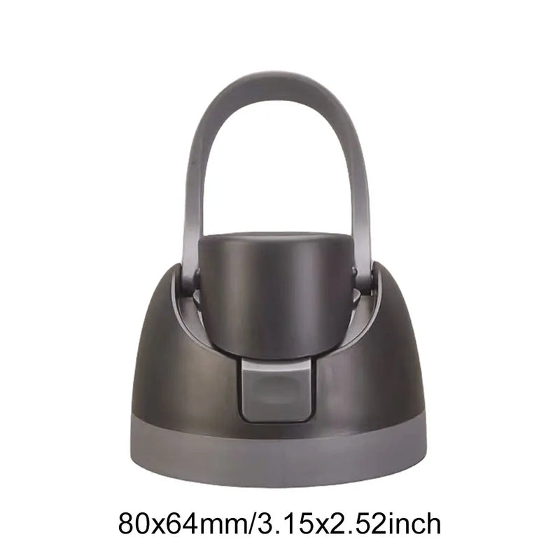 Copo de água portátil com palha e alça, garrafa esportiva, aço inoxidável 304, garrafa de vácuo de viagem, copo térmico, 32 oz, 24 oz, 19oz