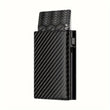 Men's Wallet with Zipper Coin Purse Automatic Pop-up Metal Credit Card Holder Minimalist RFID Blocking Business Card Wallet Idea