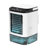 USB Portable Air Conditioner Fan Mini 3 Gears Home Desktop Cooling Fan LED Night Lamp Air Cooler for Room Office Camping 선풍기
