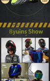 BLD Modular Motorcycle Full Face Helmet ECE Flip-up Double Anti-Fog Visor Purple Bird Sport Design In Stock Adult Men and Women