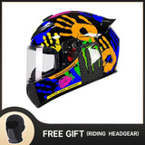 Full Face Helmet Motocross Helmet Breathable Helmet Wear-Resistant Helmet For Motorcycle Anti-Fall Motorcycle Helmets Supplies