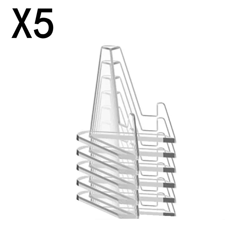 1-30Pcs Clear Acrylic Coin Display Stand Holders Small Easel Rack Trading Card Holder Support For Kpop Idol Card Organizer