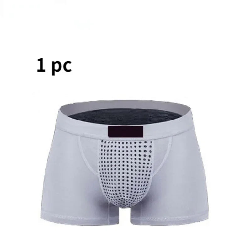 New Upgraded Version of Men's Magnetic Therapy Health Panties 22 Magnet Reinforced Boxer Briefs (L-6XL) Brazilian Men's Underwear