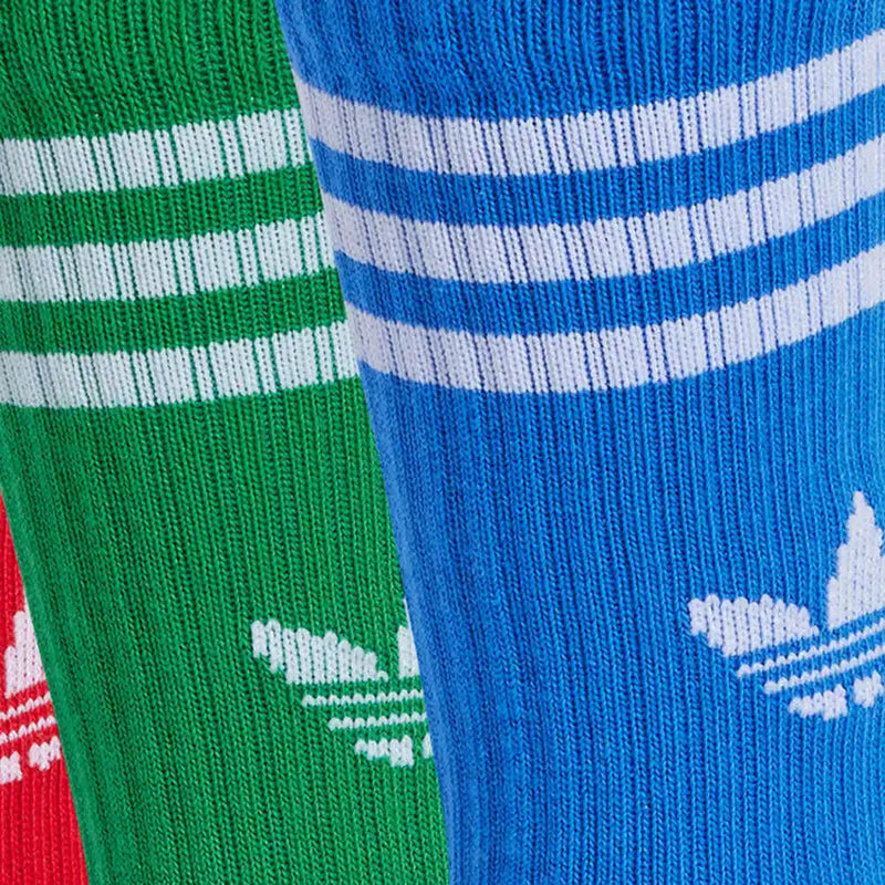 Adidas Originals 2025 Girls' CREW SOCK 3P Sock Discount Set JJ1991