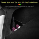 USVOTOV Trunk Organizer for Tesla Model Y Juniper Launch Refresh 2025 Rear Trunk Storage Bins Side Box Organiser TPE Accessories