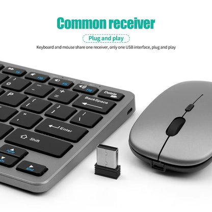 Mini teclado multimedia inalámbrico Bluetooth 5.0 2.4G para portátil, PC, TV, iPad, Macbook y Android. 