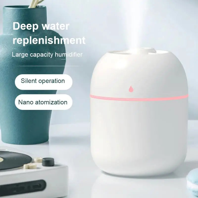 Hot Sell USB Car Mini Aromatherapy Silent Humidifier LED Mini Humidifier Desktop Air Humidifier