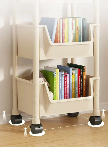 Estantería con ruedas para cocina, estantería de almacenamiento, armario de almacenamiento con ranura estrecha para esquina de cocina, organizador para baño, sala de estar y hogar