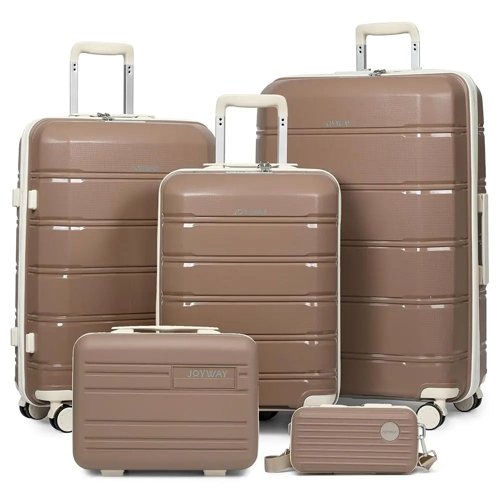 Joyway Travel Luggage Sets, Stylish Carry On Checked Suitcase Set,Sturdy Durable Scratch-resistant,TSA Lock,Spinner Wheels