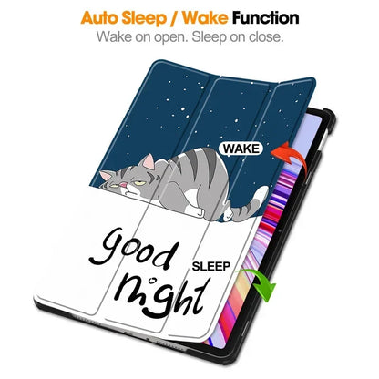 For Xiaomi Redmi Pad Pro 2024 Tri-Folding Flip Stand Case Funda for Red Mi Pad Pro 12.1 Tablet with Auto Sleep Cover