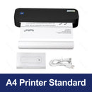 Portable A4 Thermal Printer Bluetooth Photos PDF Document Printing Machine Folded Rolls Paper For Office Work Home School Travel