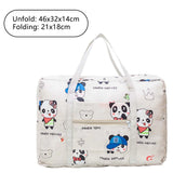 Foldable Travel Duffel Bag Portable Weekender Overnight Carry on Bag for Waterproof Luggage Organizer Floral Print Travel Tote
