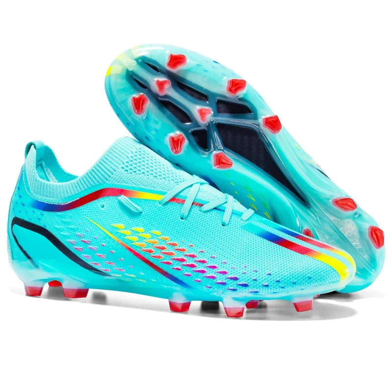 New Men Soccer Shoes Adult Kids Comfortable Football Boots Top Quality Breathable Sport Outdoor Training Shoes Non Slip FG