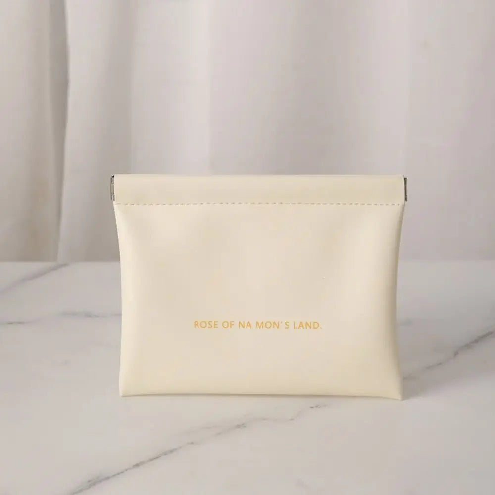 Fashion Simple Lipstick Makeup Bag Portable PU Jewelry Handbag Travel Mini Cosmetic Organizer Pouch for Women Girls