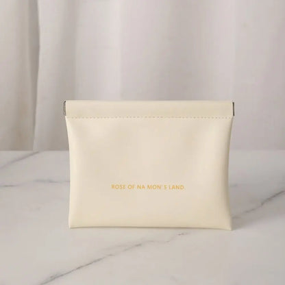 Fashion Simple Lipstick Makeup Bag Portable PU Jewelry Handbag Travel Mini Cosmetic Organizer Pouch for Women Girls