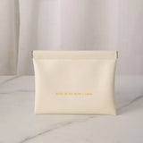 Fashion Simple Lipstick Makeup Bag Portable PU Jewelry Handbag Travel Mini Cosmetic Organizer Pouch for Women Girls