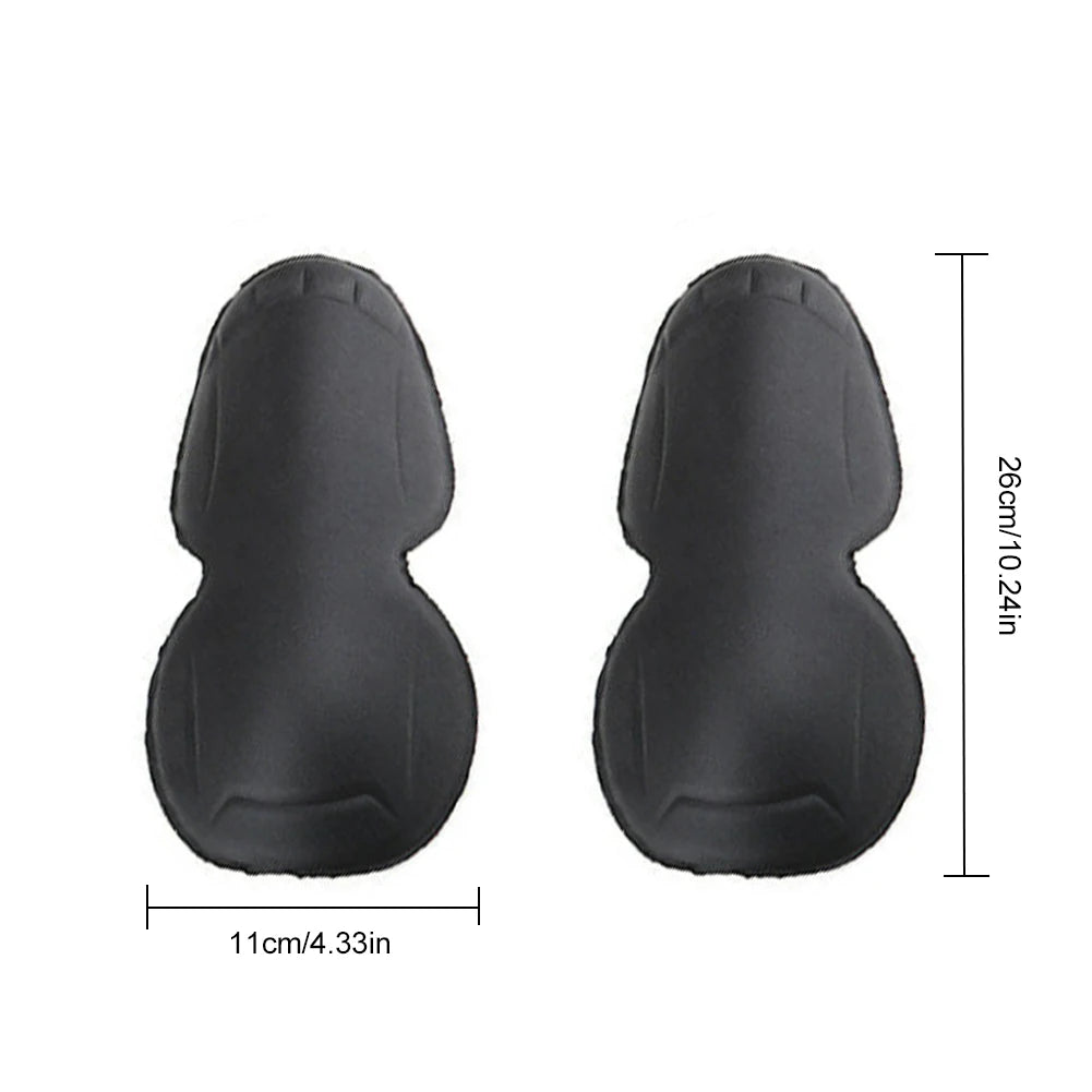 Protectores de forro para chaqueta de motocicleta, hombreras, coderas y espalda, color negro, para motocross, carreras, esquí, patinaje sobre hielo, ciclismo 