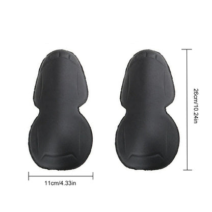 Protectores de forro para chaqueta de motocicleta, hombreras, coderas y espalda, color negro, para motocross, carreras, esquí, patinaje sobre hielo, ciclismo 