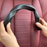 2pcs Car Seat Gap Filler Organizer Waterproof Car Seat Gap Plug Strip with 2 Grooves Seat Gap Storage Auto Interior Accessories