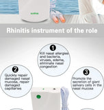 Rhinitis Relief Instrument Sinusitis Therapy Massage Machine Hay fever Low Frequency Pulse Laser Pen Nose Treatment Health Care