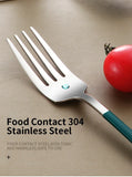 304 Tableware Set Portable Cutlery Set Dinnerware Set High Quality Stainless Steel Knife Fork Spoon Travel Flatware With Box