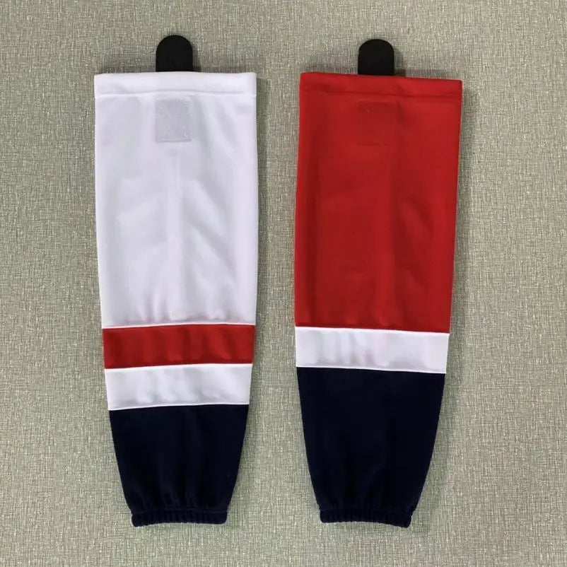 1 Pair Multiple Colors Knit Ice Hockey Socks 100% Polyester Team Training Socks Practice Socks Hockey Equipment Sports Sock
