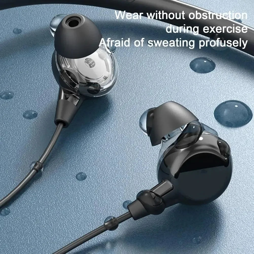 Auriculares Bluetooth con banda para el cuello, Auriculares inalámbricos con micrófono, batería larga, Auriculares deportivos Bluetooth de alta calidad