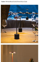 Table Lamp LED Touch Sensor Desktop Night Light Rechargeable Wireless Reading Lamp 3Colors Adjustable Creative Ambient Light