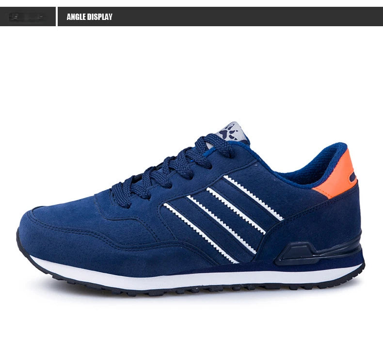 Brand Sneakers Men Outdoor Running Shoes High Quality Lace-Up Men Casual Shoes Fashion Comfortable Walking Shoes Tenis Hombres