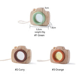 1Pc Wooden Baby Montessori Toys Fashion Camera Pendant Toys for Kids Outdoor Toys Gift Children Wooden Presents Kids Gifts